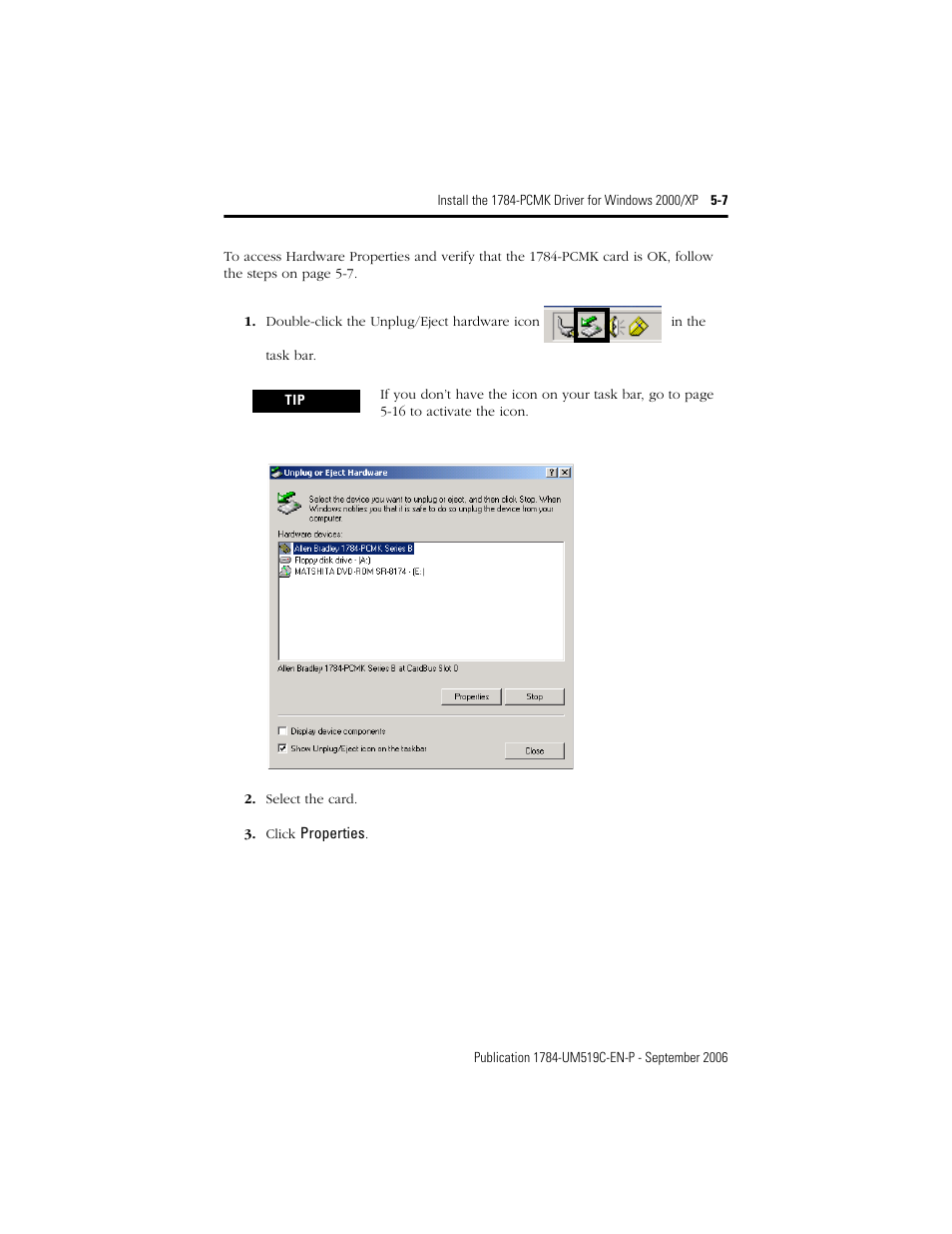 Rockwell Automation 1784-PCMK PCMK Communication Card Installation Manual User Manual | Page 45 / 84