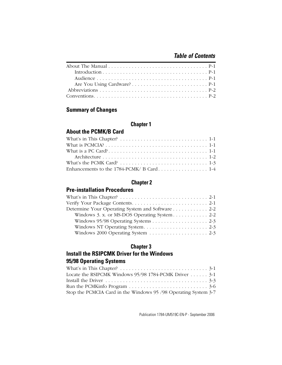 Rockwell Automation 1784-PCMK PCMK Communication Card Installation Manual User Manual | Page 5 / 84