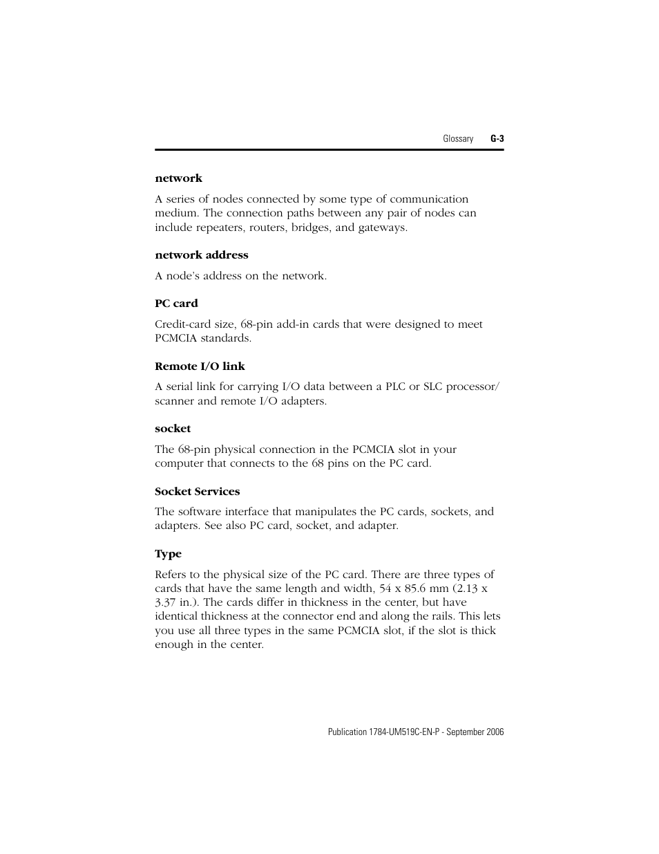 Rockwell Automation 1784-PCMK PCMK Communication Card Installation Manual User Manual | Page 75 / 84