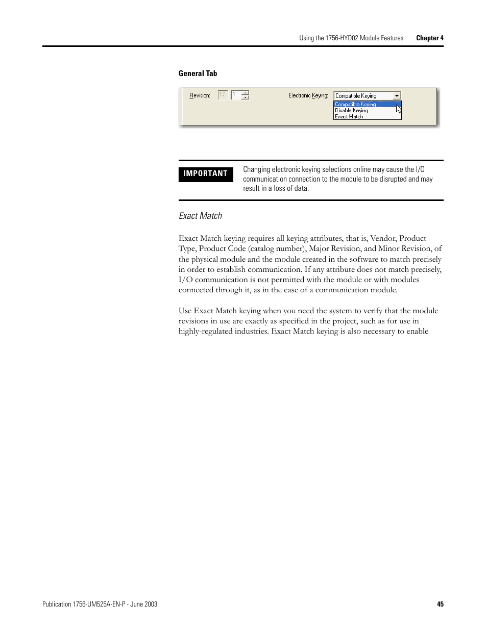Rockwell Automation 1756-HYD02 ControlLogix Hydraulic Servo Module User Manual | Page 45 / 98
