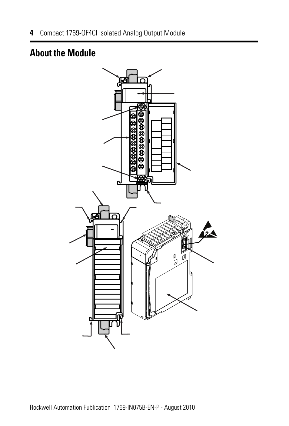 About the module | Rockwell Automation 1769-OF4CI CompactLogix 1769-OF4CI Module User Manual | Page 4 / 28