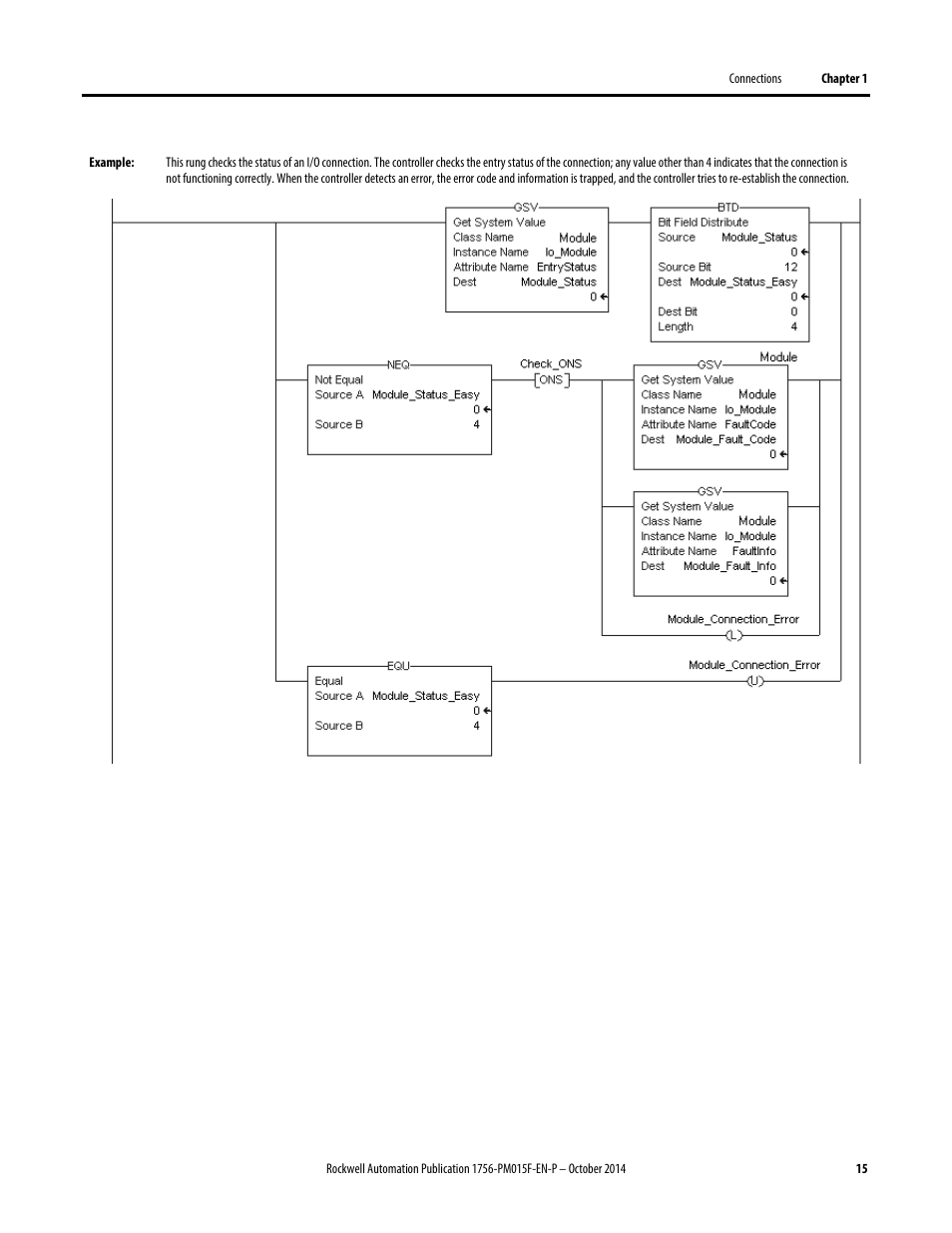 Rockwell Automation Logix5000 Controllers Controller Information and Status Programming Manual User Manual | Page 15 / 59