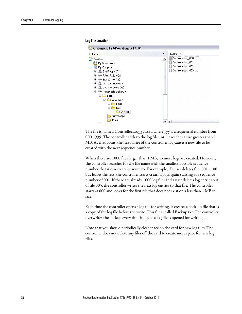 Rockwell Automation Logix5000 Controllers Controller Information and Status Programming Manual User Manual | Page 36 / 59