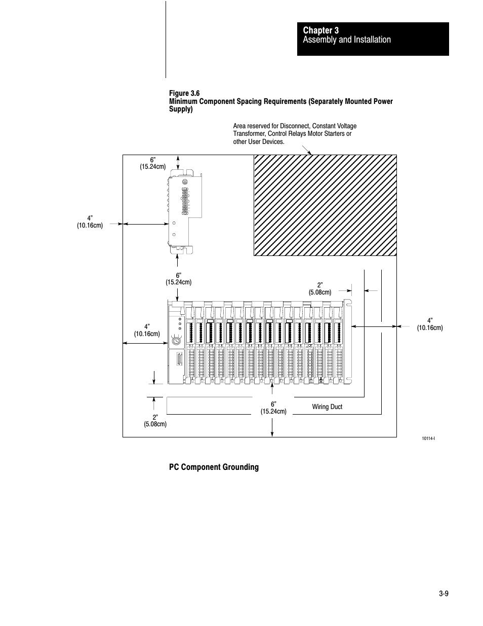 Assembly and installation chapter 3 | Rockwell Automation 1772-LV,D17726.6.1 A and I MNL MINI-PLC-2/15 PROCESSO User Manual | Page 29 / 94