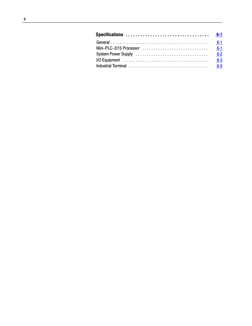 Rockwell Automation 1772-LV,D17726.6.1 A and I MNL MINI-PLC-2/15 PROCESSO User Manual | Page 3 / 94