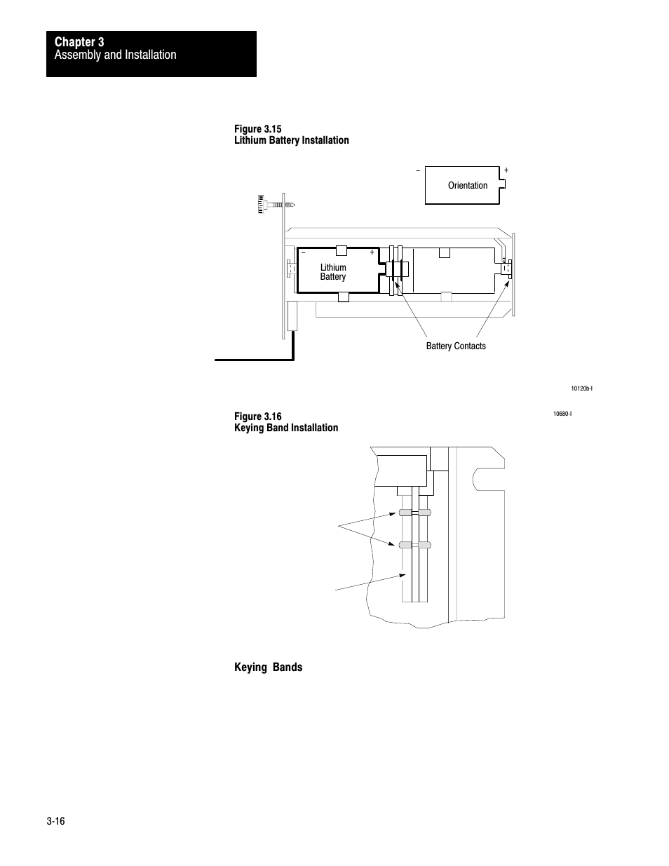 Assembly and installation chapter 3 | Rockwell Automation 1772-LV,D17726.6.1 A and I MNL MINI-PLC-2/15 PROCESSO User Manual | Page 36 / 94