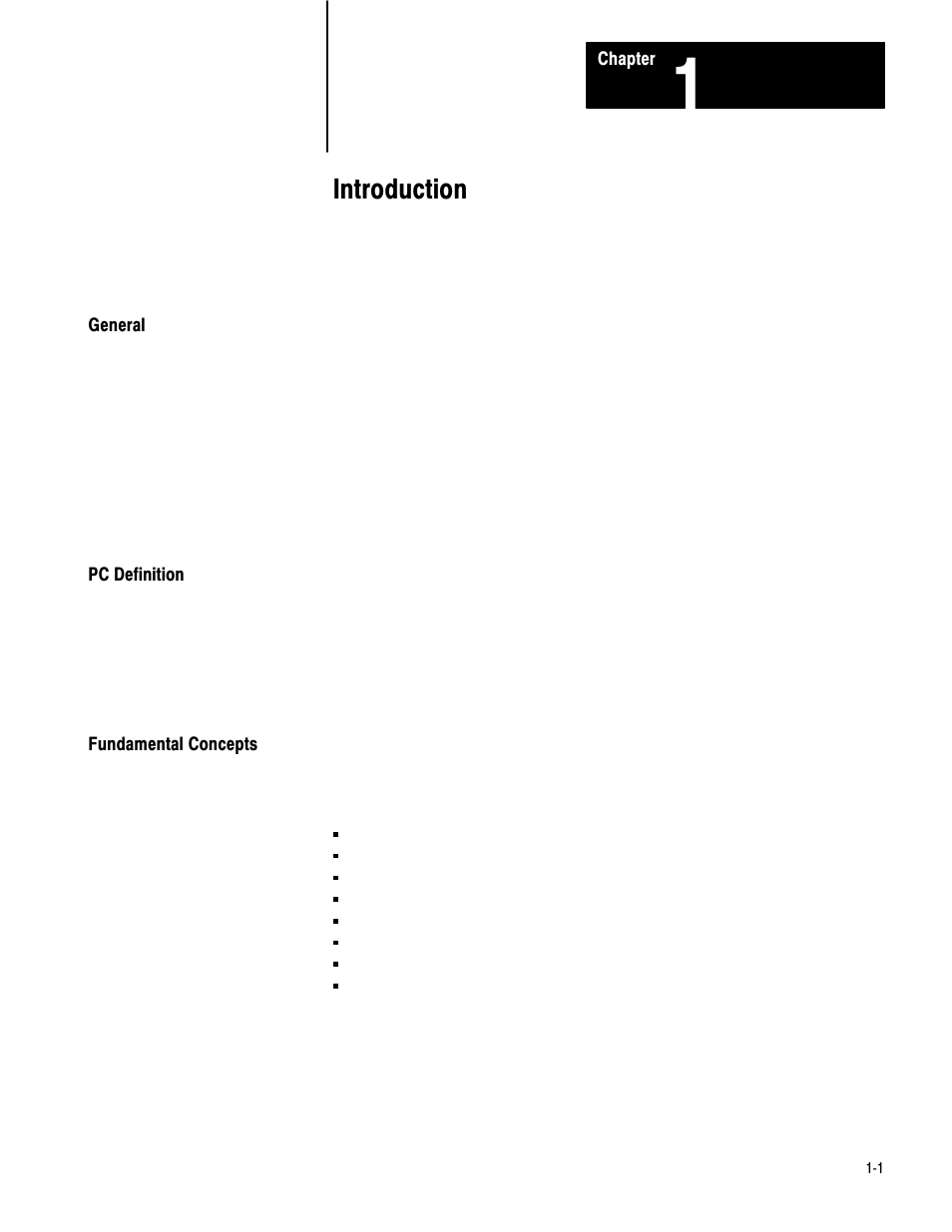 1772-6.6.1, 1 - introduction, Introduction | Rockwell Automation 1772-LV,D17726.6.1 A and I MNL MINI-PLC-2/15 PROCESSO User Manual | Page 4 / 94
