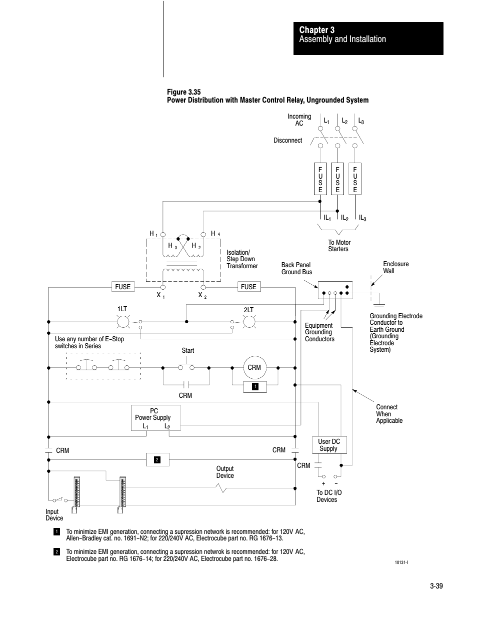 Assembly and installation chapter 3 | Rockwell Automation 1772-LV,D17726.6.1 A and I MNL MINI-PLC-2/15 PROCESSO User Manual | Page 59 / 94