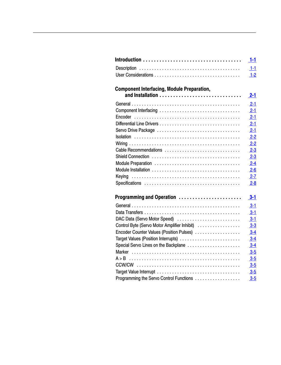 Rockwell Automation 1771-SF1 SERVO INT MOD User Manual | Page 2 / 19