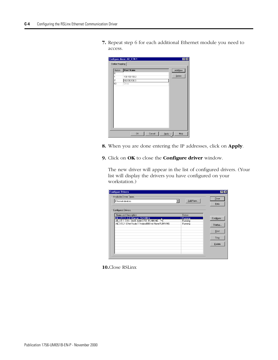 Rockwell Automation 1756-ENET/B ControlLogix Ethernet Communication Interface Module User Manual User Manual | Page 108 / 122