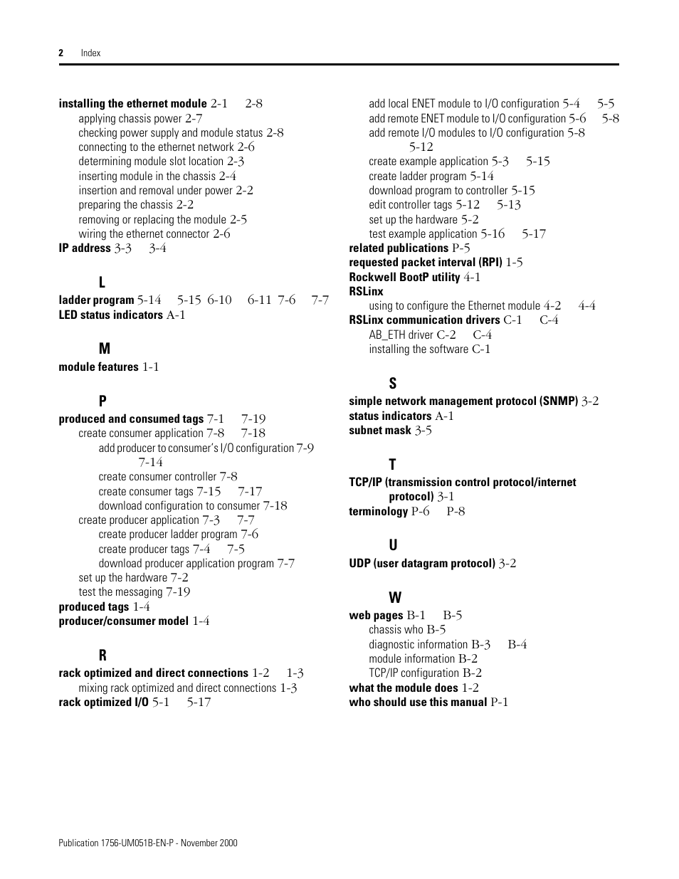 Rockwell Automation 1756-ENET/B ControlLogix Ethernet Communication Interface Module User Manual User Manual | Page 118 / 122