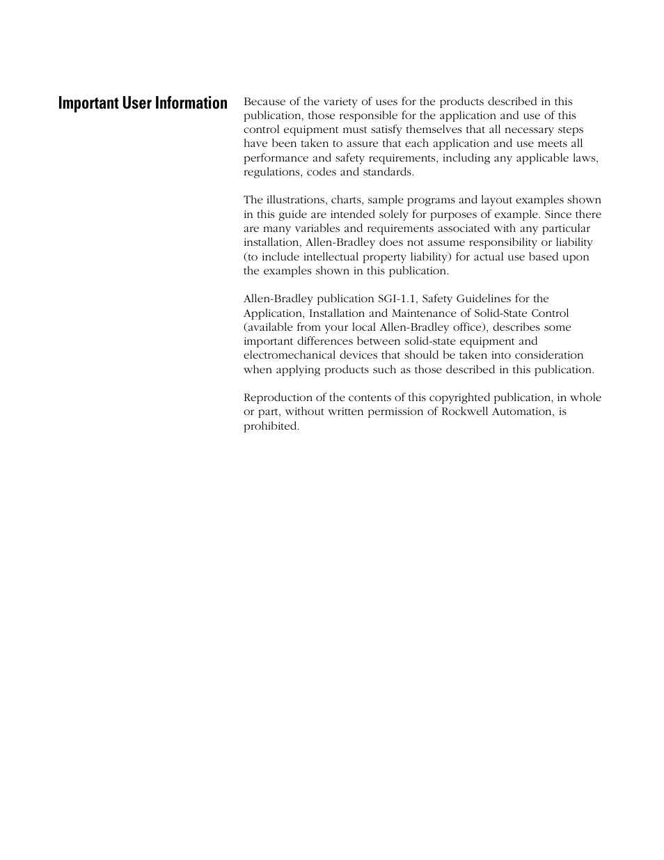 Important user information | Rockwell Automation 1756-ENET/B ControlLogix Ethernet Communication Interface Module User Manual User Manual | Page 2 / 122