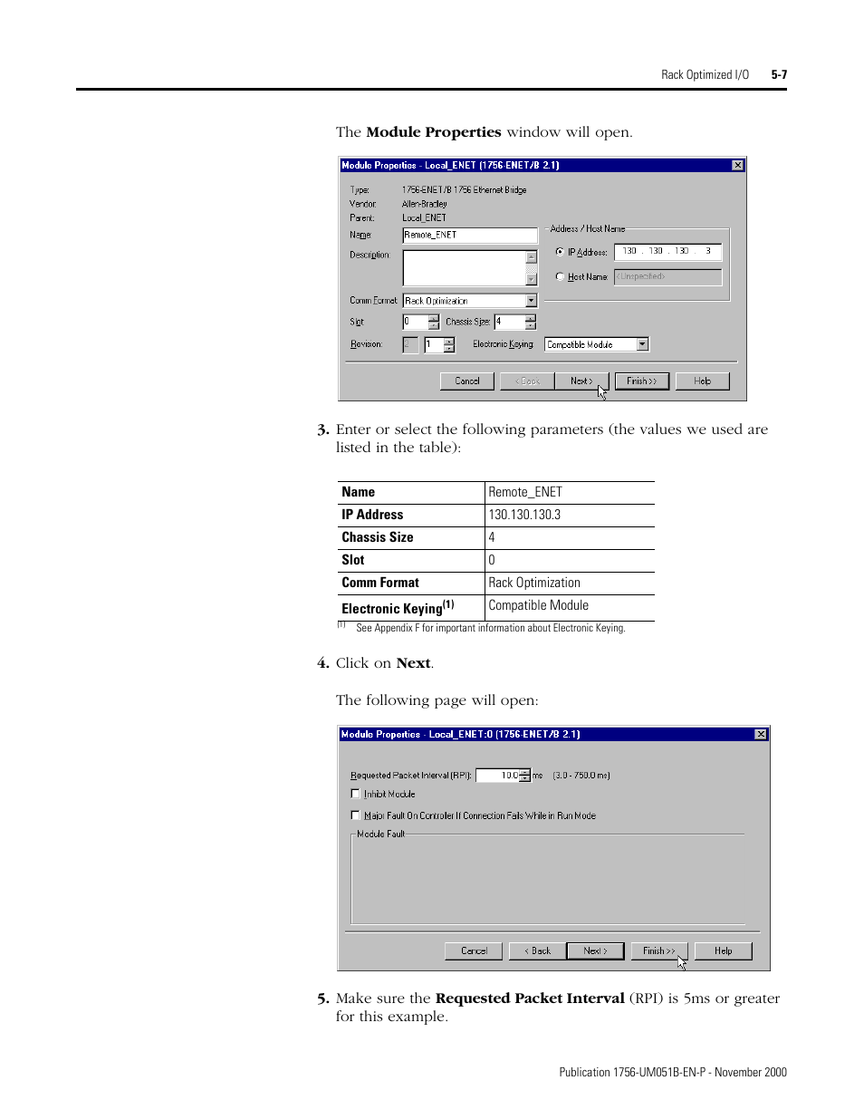 Rockwell Automation 1756-ENET/B ControlLogix Ethernet Communication Interface Module User Manual User Manual | Page 53 / 122