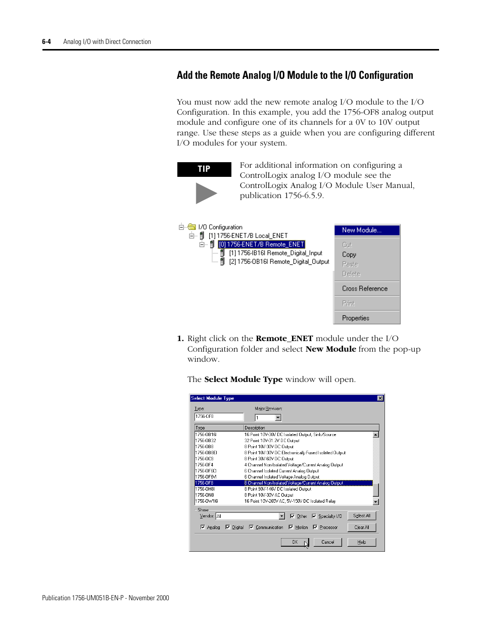 Rockwell Automation 1756-ENET/B ControlLogix Ethernet Communication Interface Module User Manual User Manual | Page 68 / 122