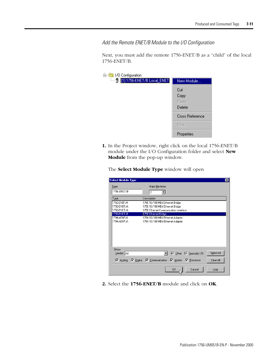 Chapter 7 (continued) | Rockwell Automation 1756-ENET/B ControlLogix Ethernet Communication Interface Module User Manual User Manual | Page 87 / 122