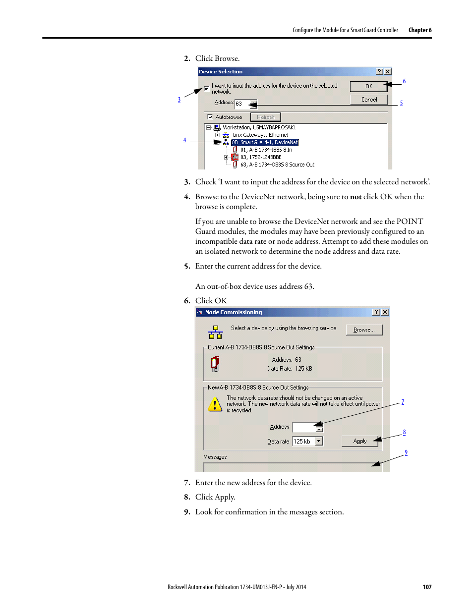 Rockwell Automation 1734-IE4S POINT Guard I/O Safety Modules User Manual User Manual | Page 107 / 212