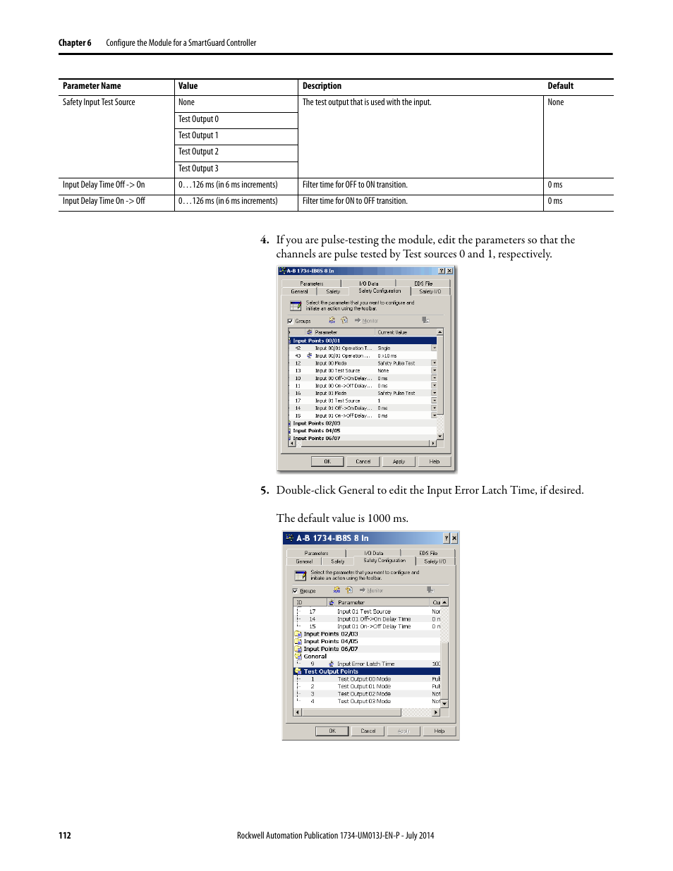 Rockwell Automation 1734-IE4S POINT Guard I/O Safety Modules User Manual User Manual | Page 112 / 212