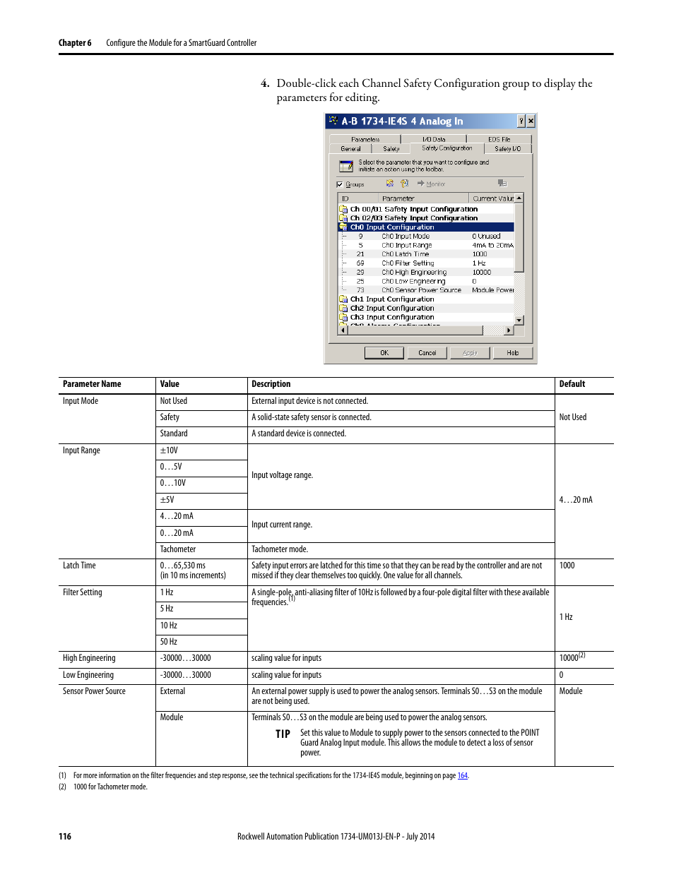 Rockwell Automation 1734-IE4S POINT Guard I/O Safety Modules User Manual User Manual | Page 116 / 212