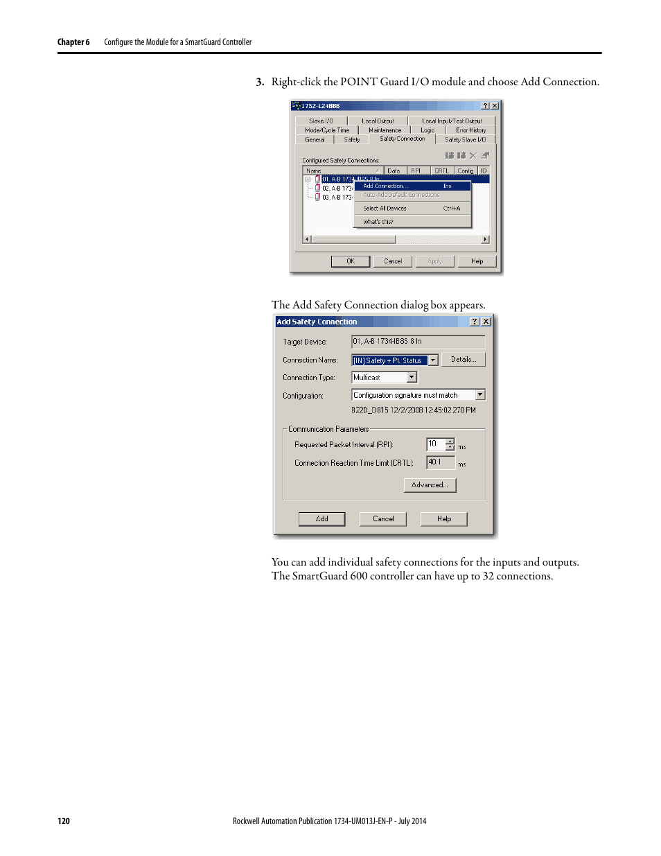 Rockwell Automation 1734-IE4S POINT Guard I/O Safety Modules User Manual User Manual | Page 120 / 212