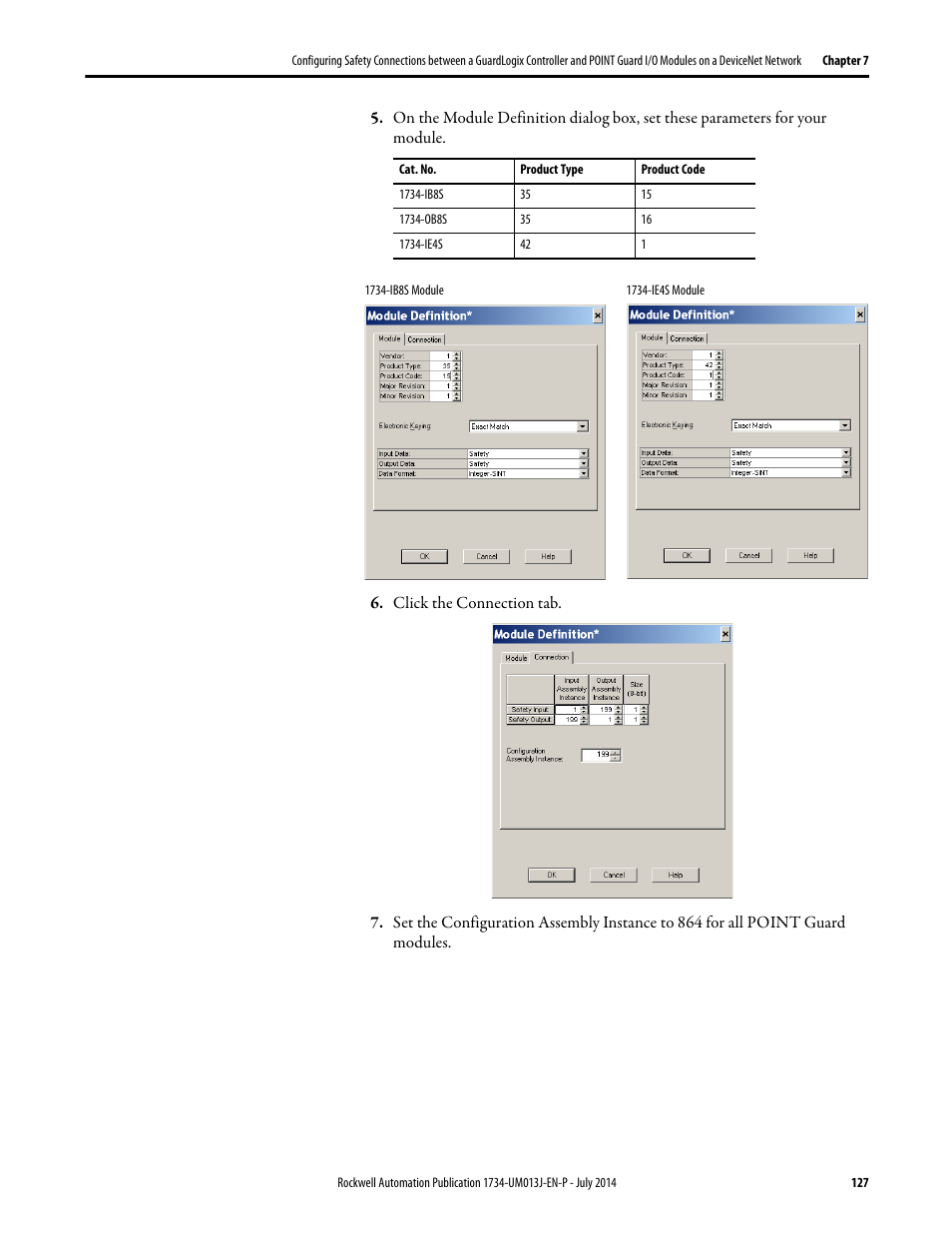 Rockwell Automation 1734-IE4S POINT Guard I/O Safety Modules User Manual User Manual | Page 127 / 212