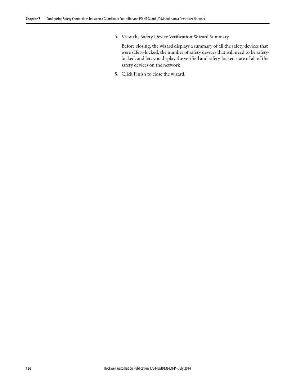 Rockwell Automation 1734-IE4S POINT Guard I/O Safety Modules User Manual User Manual | Page 136 / 212