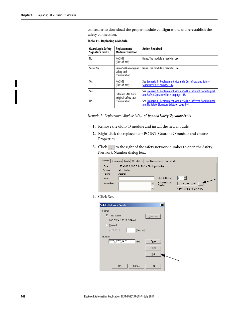 Table 11 | Rockwell Automation 1734-IE4S POINT Guard I/O Safety Modules User Manual User Manual | Page 142 / 212