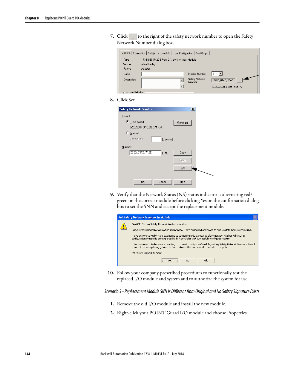 Rockwell Automation 1734-IE4S POINT Guard I/O Safety Modules User Manual User Manual | Page 144 / 212