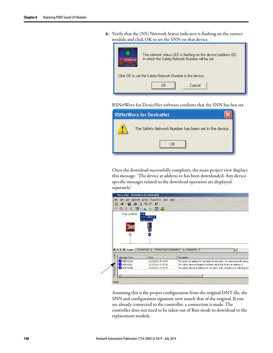 Rockwell Automation 1734-IE4S POINT Guard I/O Safety Modules User Manual User Manual | Page 148 / 212