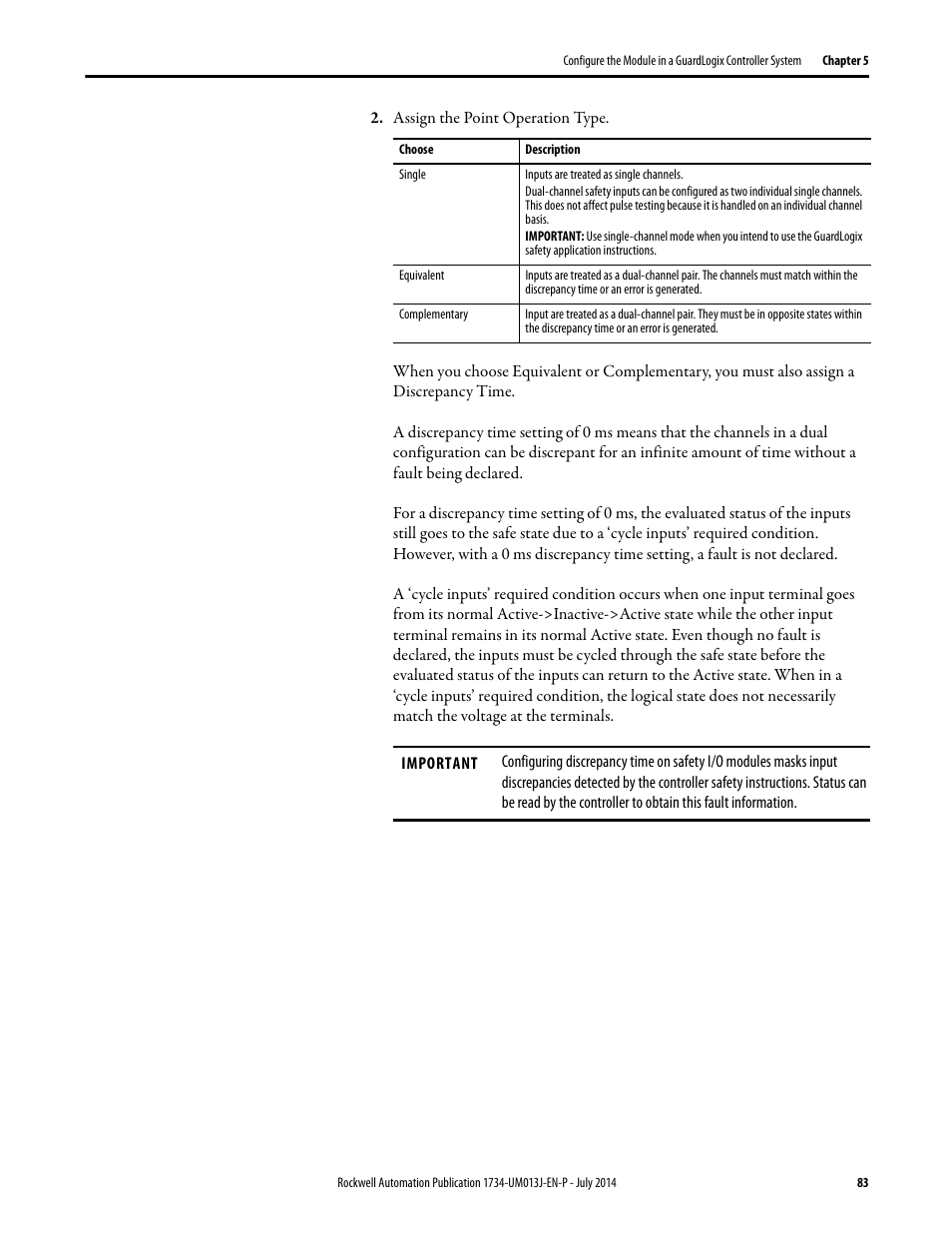 Rockwell Automation 1734-IE4S POINT Guard I/O Safety Modules User Manual User Manual | Page 83 / 212