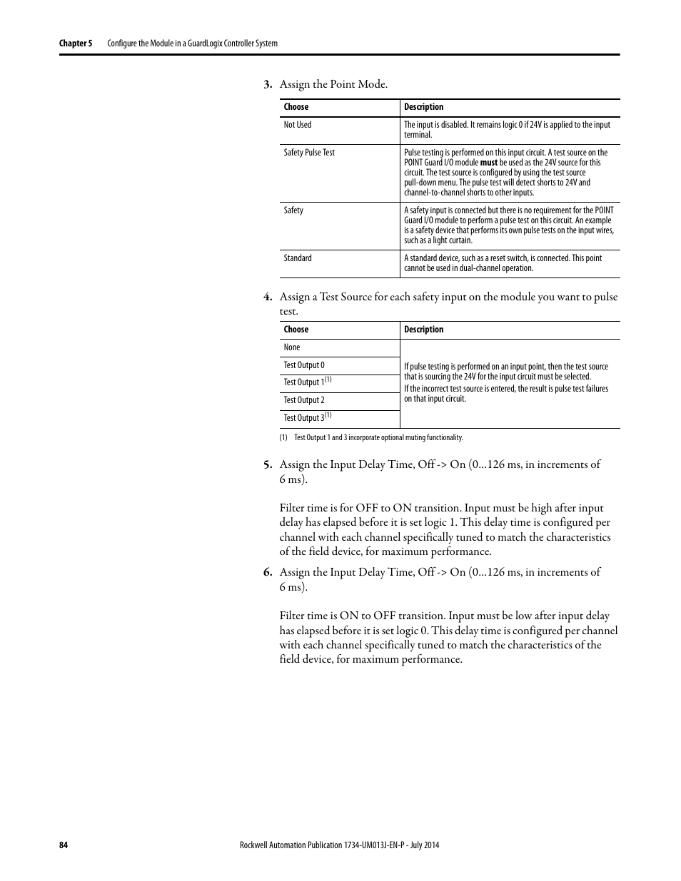 Rockwell Automation 1734-IE4S POINT Guard I/O Safety Modules User Manual User Manual | Page 84 / 212