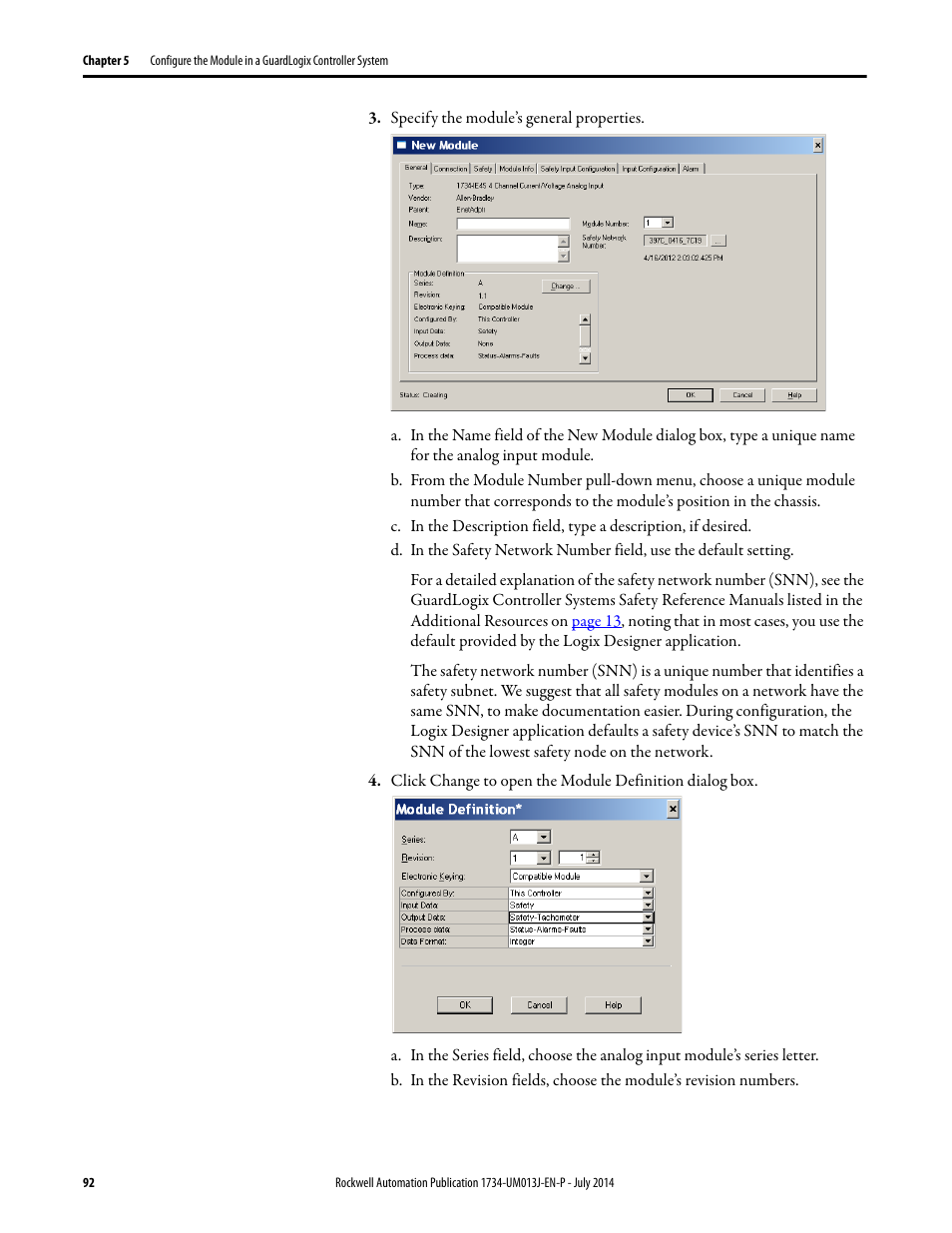 Rockwell Automation 1734-IE4S POINT Guard I/O Safety Modules User Manual User Manual | Page 92 / 212