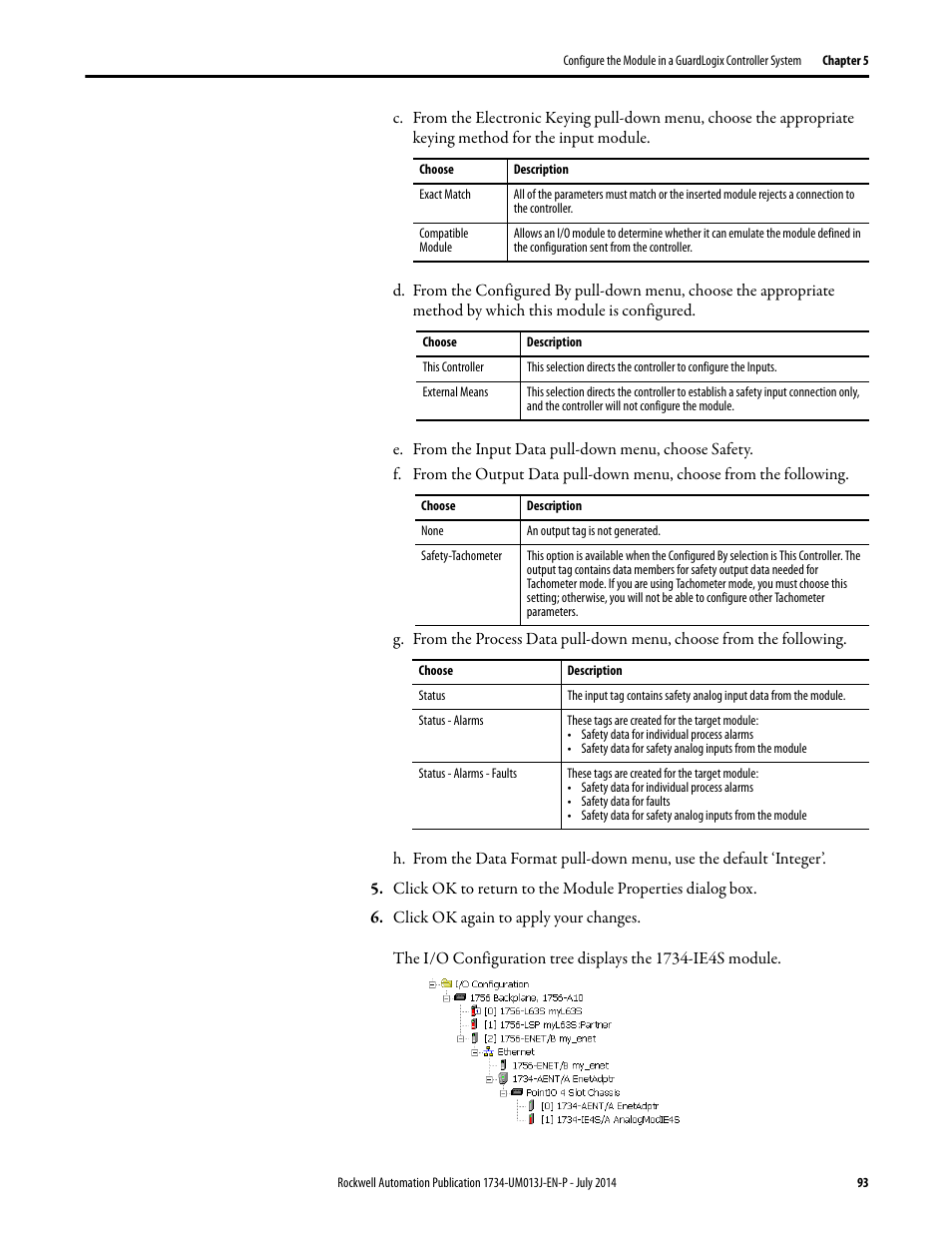 Rockwell Automation 1734-IE4S POINT Guard I/O Safety Modules User Manual User Manual | Page 93 / 212