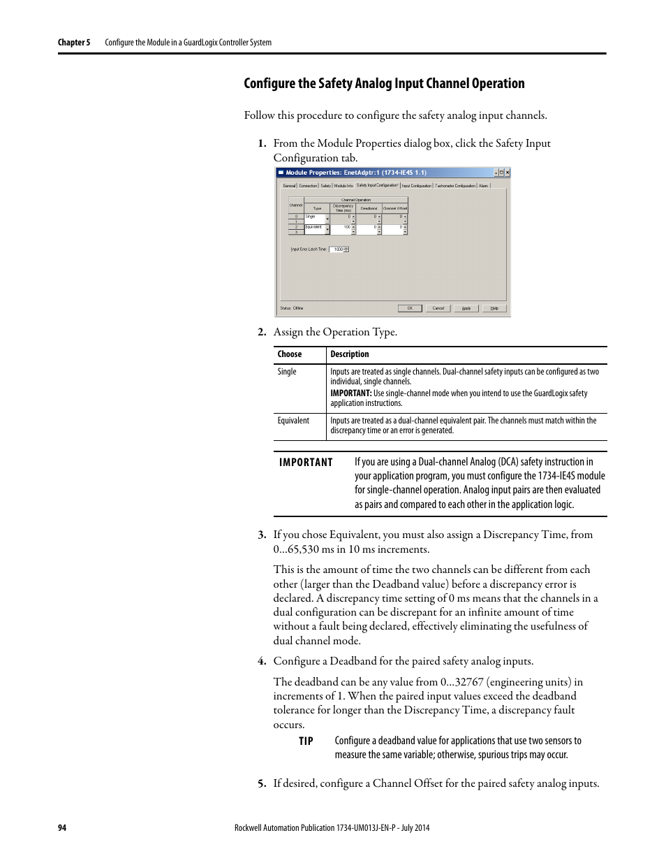 Rockwell Automation 1734-IE4S POINT Guard I/O Safety Modules User Manual User Manual | Page 94 / 212