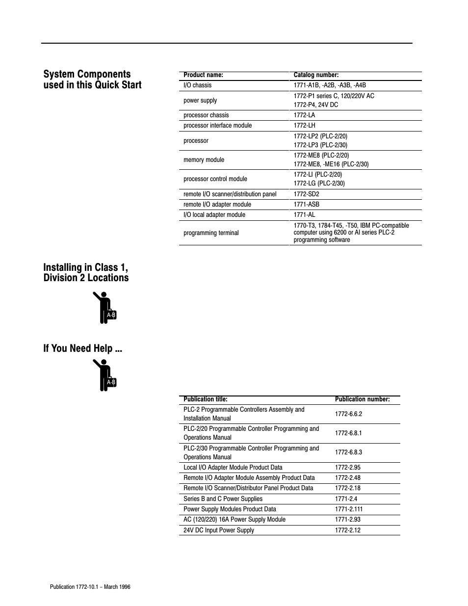 Rockwell Automation 1772-LPx DATA PLC-2 FAMILY PROG CONTRL User Manual | Page 5 / 18