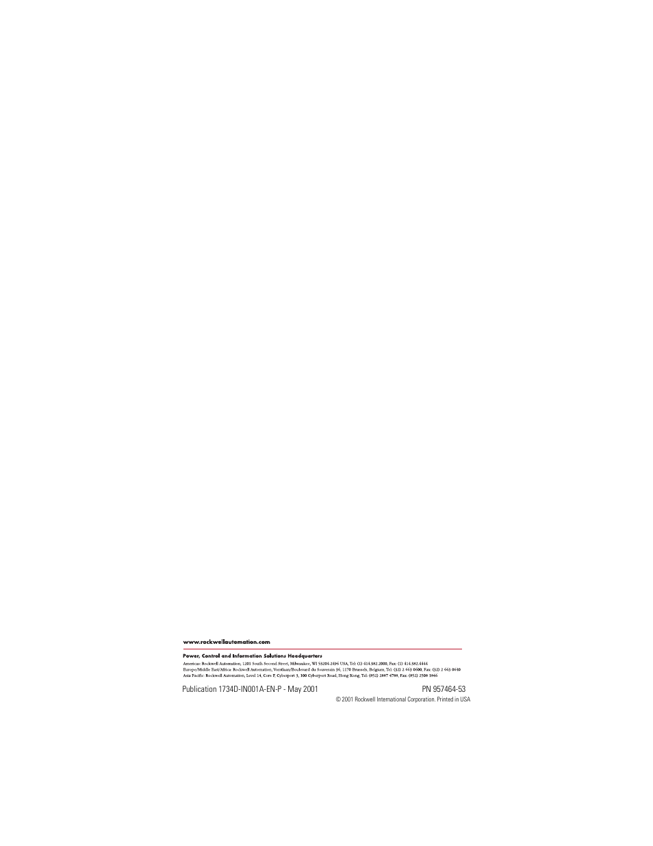 Rockwell Automation 1734D-IA16S PointBlock ac 16-Input Module Installation Notes User Manual | Page 12 / 12