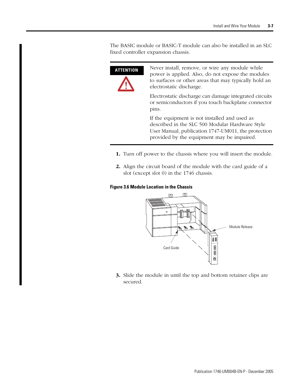 Rockwell Automation 1746-BAS-T SLC 500 Basic Basic-T Modules User Manual | Page 41 / 90