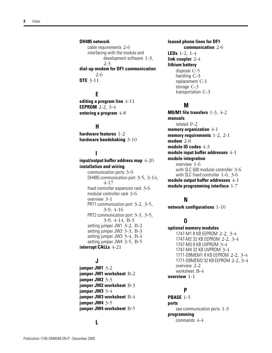 Rockwell Automation 1746-BAS-T SLC 500 Basic Basic-T Modules User Manual | Page 88 / 90