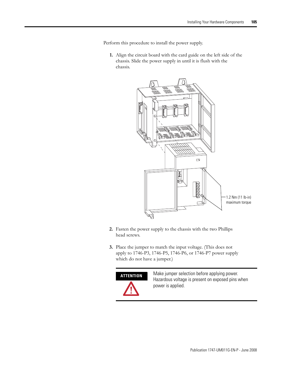 Rockwell Automation 1747-L5xx SLC 500 Modular Hardware Style User Manual User Manual | Page 105 / 296