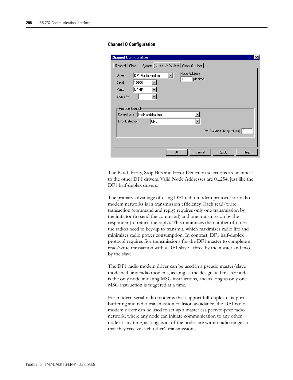 Rockwell Automation 1747-L5xx SLC 500 Modular Hardware Style User Manual User Manual | Page 208 / 296