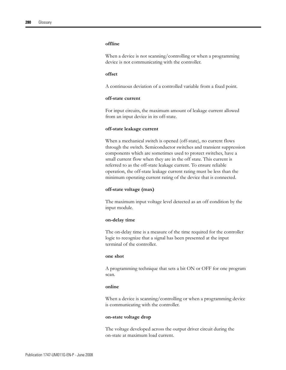 Rockwell Automation 1747-L5xx SLC 500 Modular Hardware Style User Manual User Manual | Page 280 / 296
