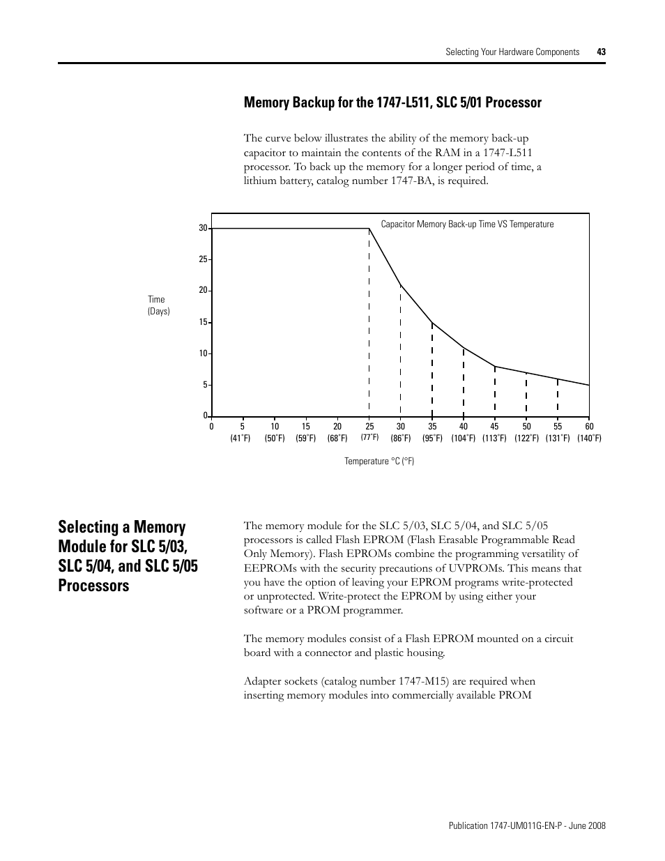 Rockwell Automation 1747-L5xx SLC 500 Modular Hardware Style User Manual User Manual | Page 43 / 296