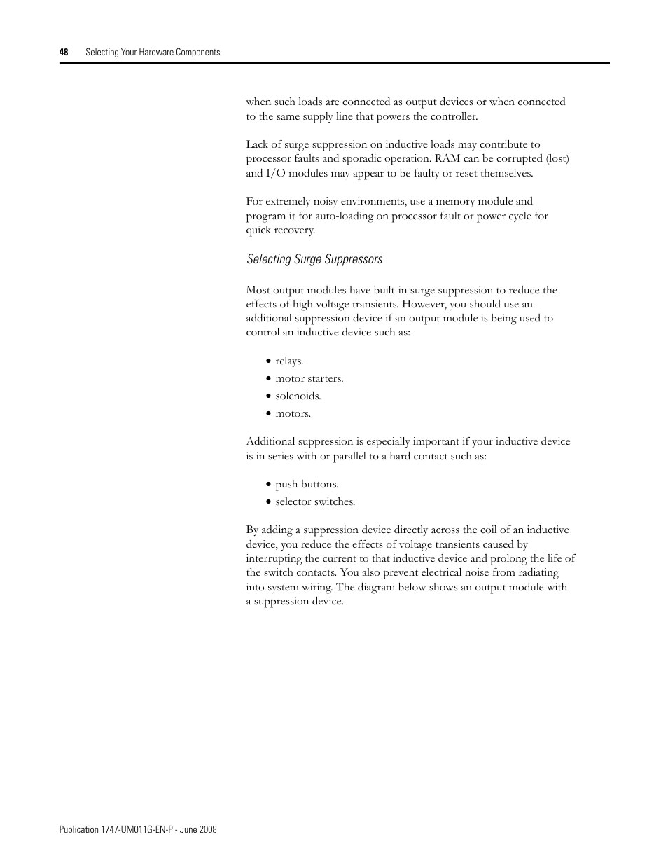 Rockwell Automation 1747-L5xx SLC 500 Modular Hardware Style User Manual User Manual | Page 48 / 296