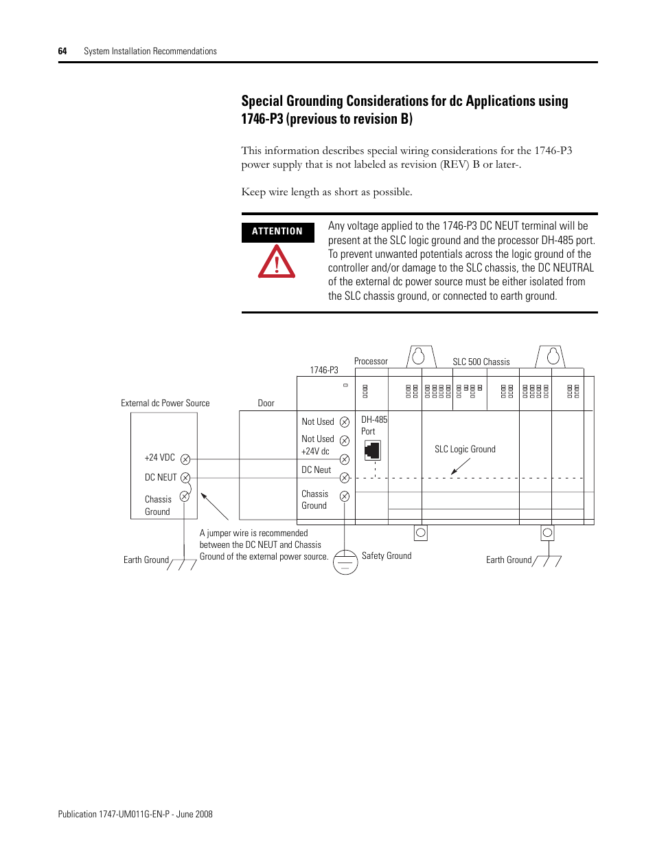 Rockwell Automation 1747-L5xx SLC 500 Modular Hardware Style User Manual User Manual | Page 64 / 296