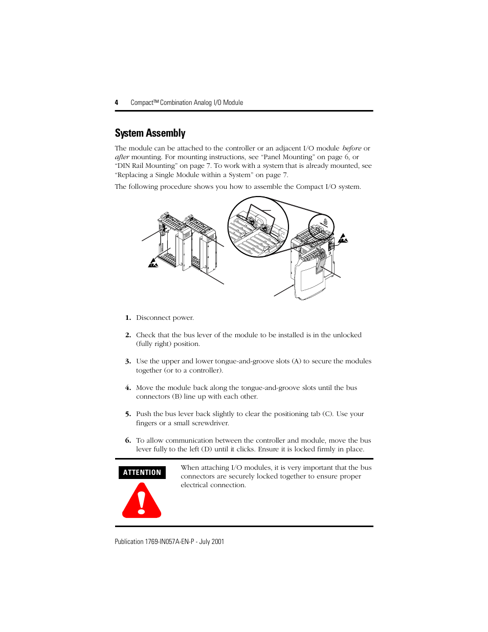 System assembly | Rockwell Automation 1769-IF4XOF2 Compact Combination Analog Module User Manual | Page 4 / 24