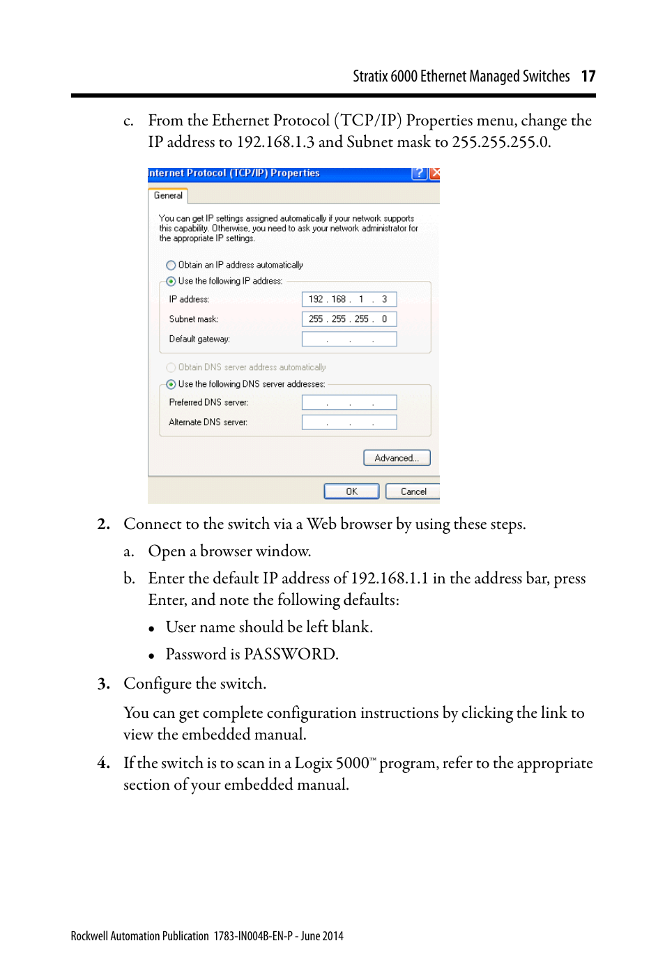 Rockwell Automation 1783-EMS08T Stratix 6000 Ethernet Managed Switches Installation Instructions User Manual | Page 17 / 24