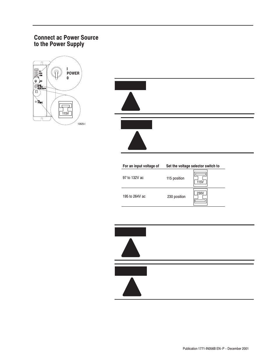Rockwell Automation 1771-P7 AC (120/220V) 16A Power Supply Installation Instructions User Manual | Page 11 / 16