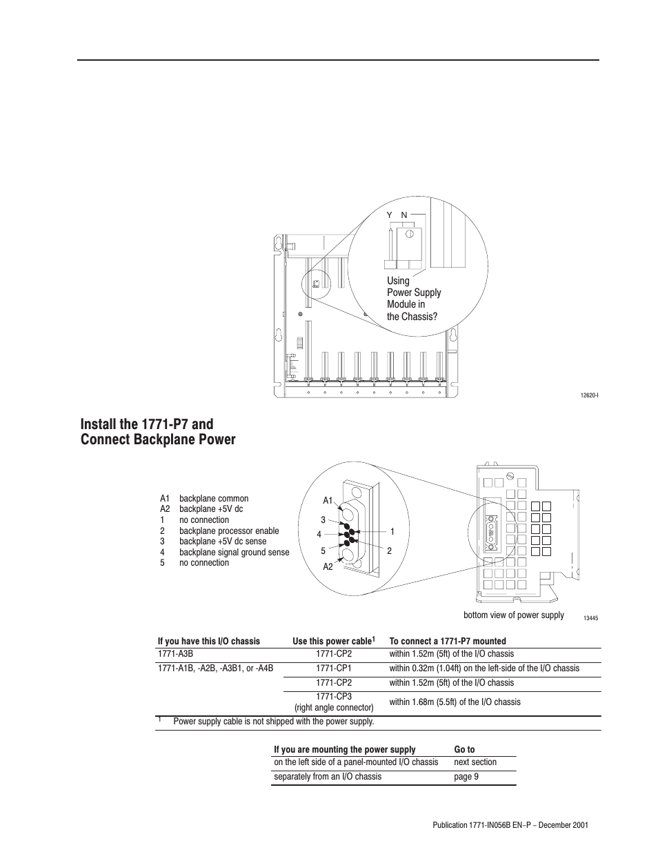 Rockwell Automation 1771-P7 AC (120/220V) 16A Power Supply Installation Instructions User Manual | Page 5 / 16