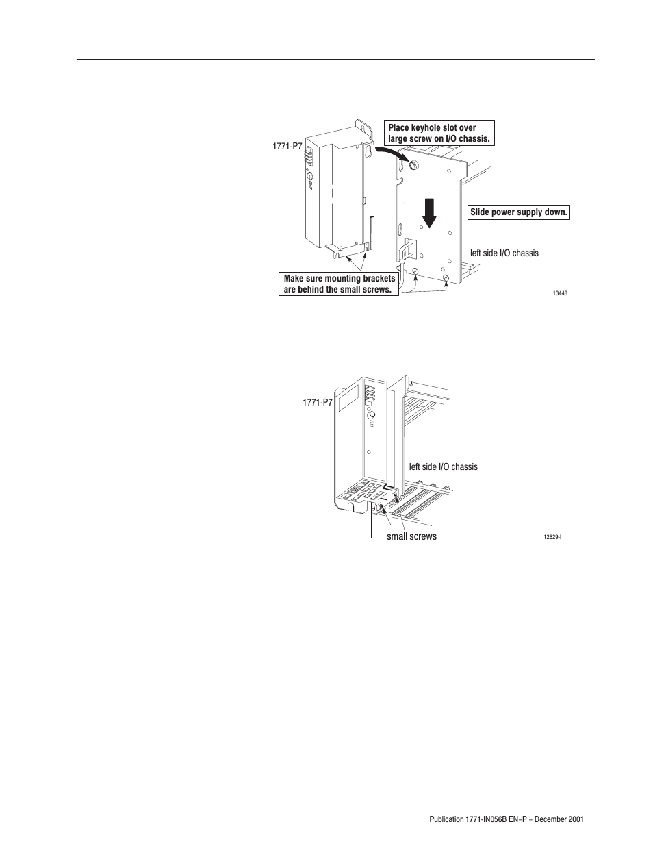 Rockwell Automation 1771-P7 AC (120/220V) 16A Power Supply Installation Instructions User Manual | Page 7 / 16
