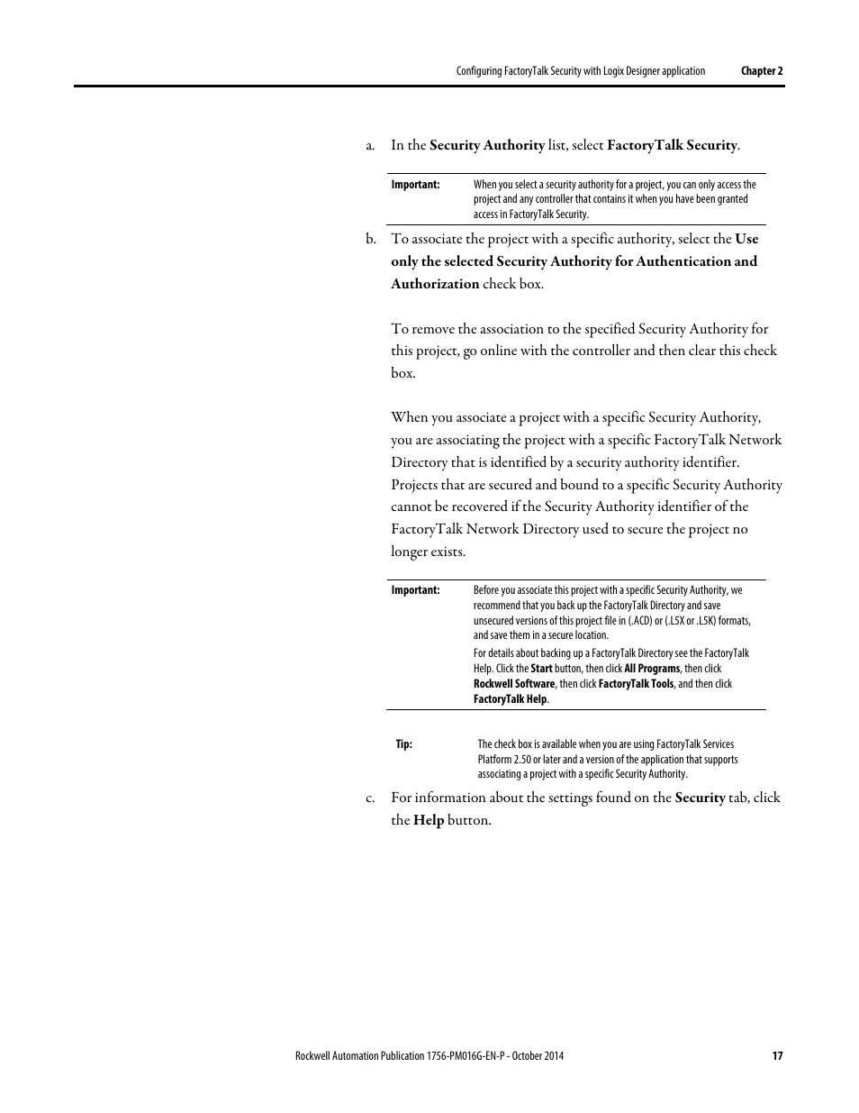 Rockwell Automation Logix5000 Controllers Security Programming Manual User Manual | Page 17 / 63