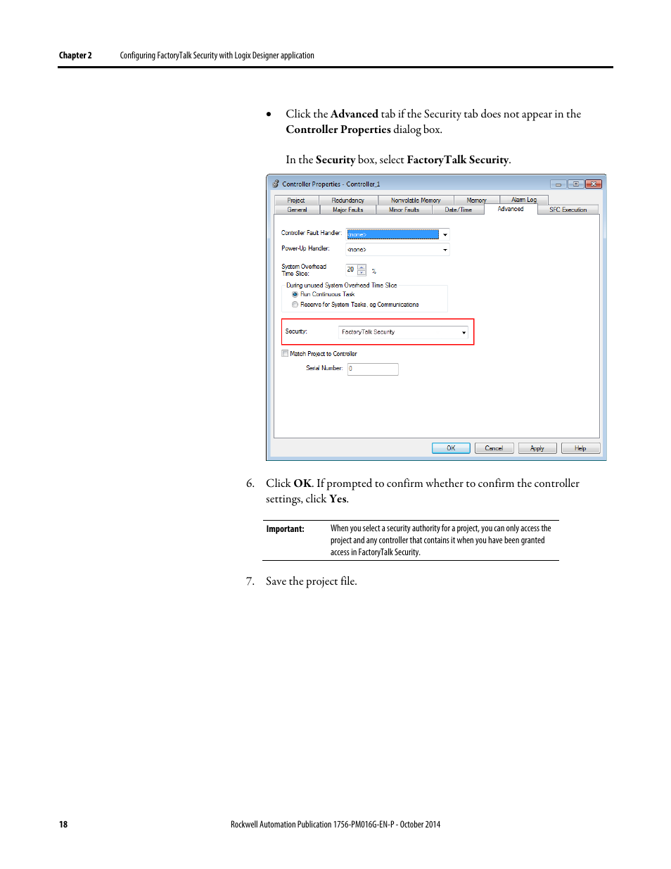 Rockwell Automation Logix5000 Controllers Security Programming Manual User Manual | Page 18 / 63